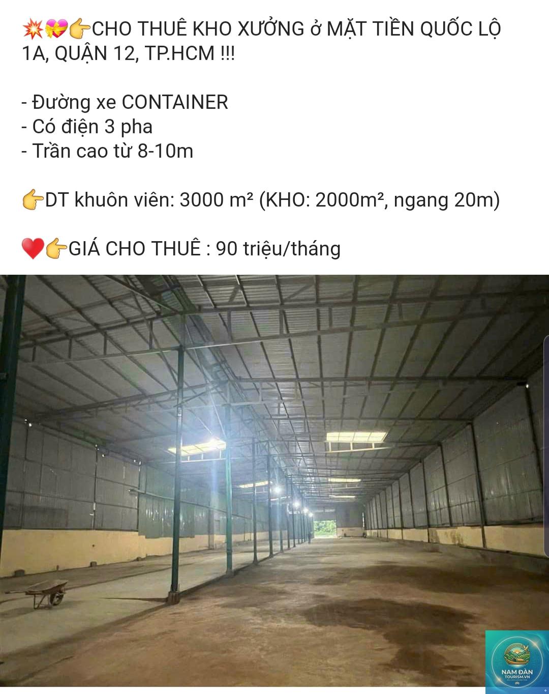 Kho hàng An Phú Đông Quận 12 - Hình 2