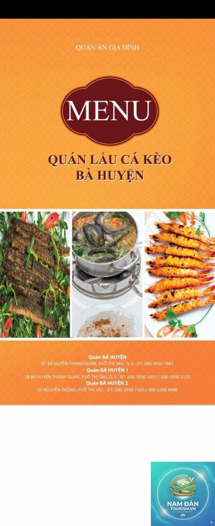 Lẩu Cá Kèo Bà Huyện Quận 10