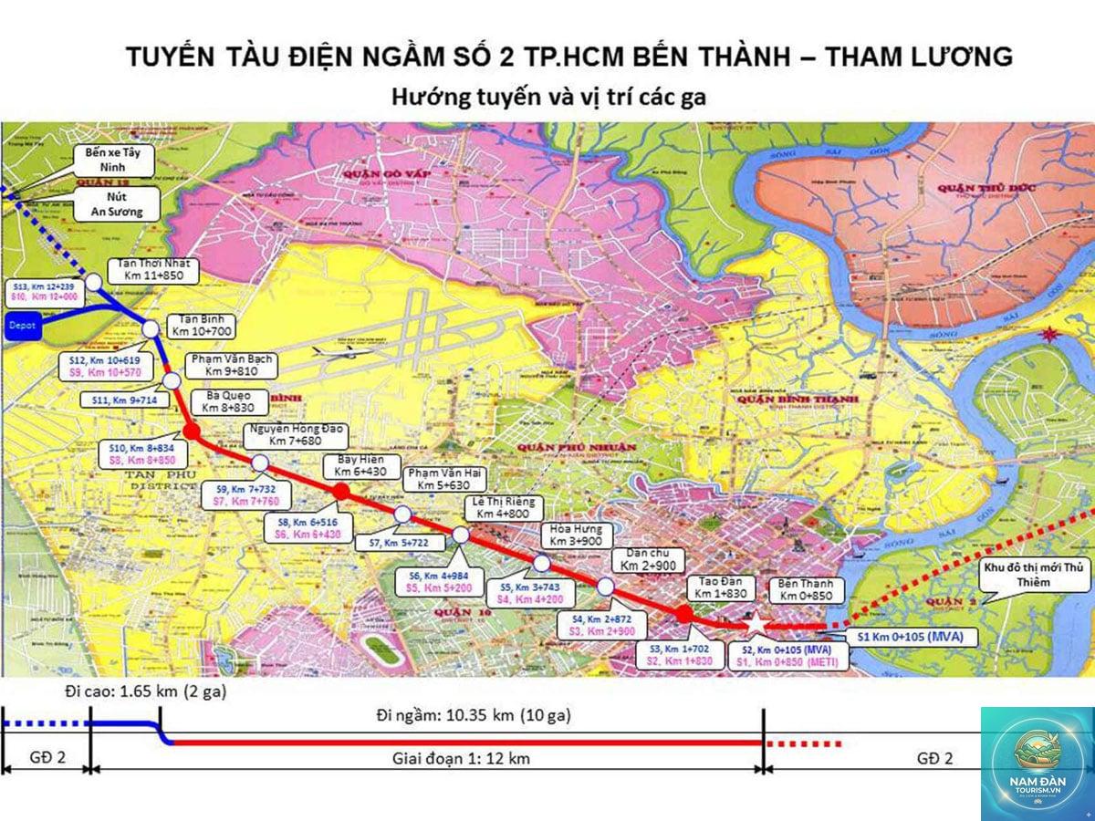 Tuyến Metro số 2 (đoạn Quận 12) - Hình 5