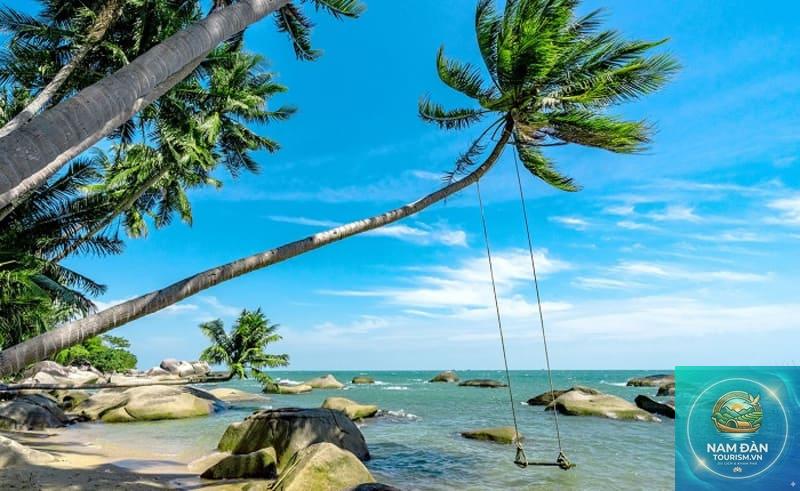 bãi cây dừa hòn sơn - Hình 3