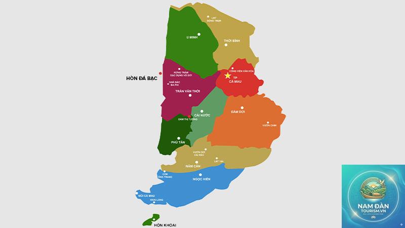 bản đồ du lịch cà mau - Hình 1