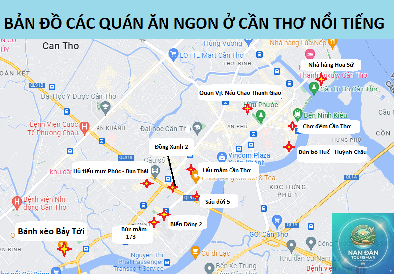 bản đồ du lịch cần thơ - Hình 2