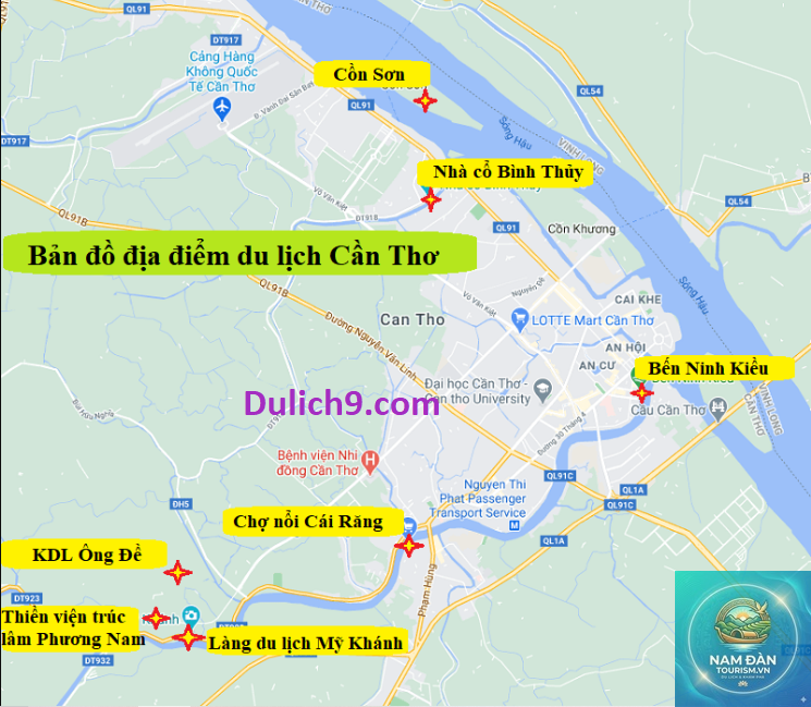 bản đồ du lịch cần thơ - Hình 3
