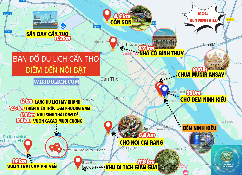 bản đồ du lịch cần thơ