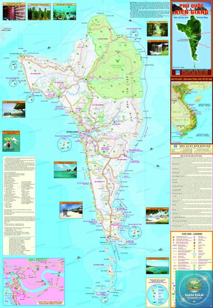 bản đồ du lịch kiên giang