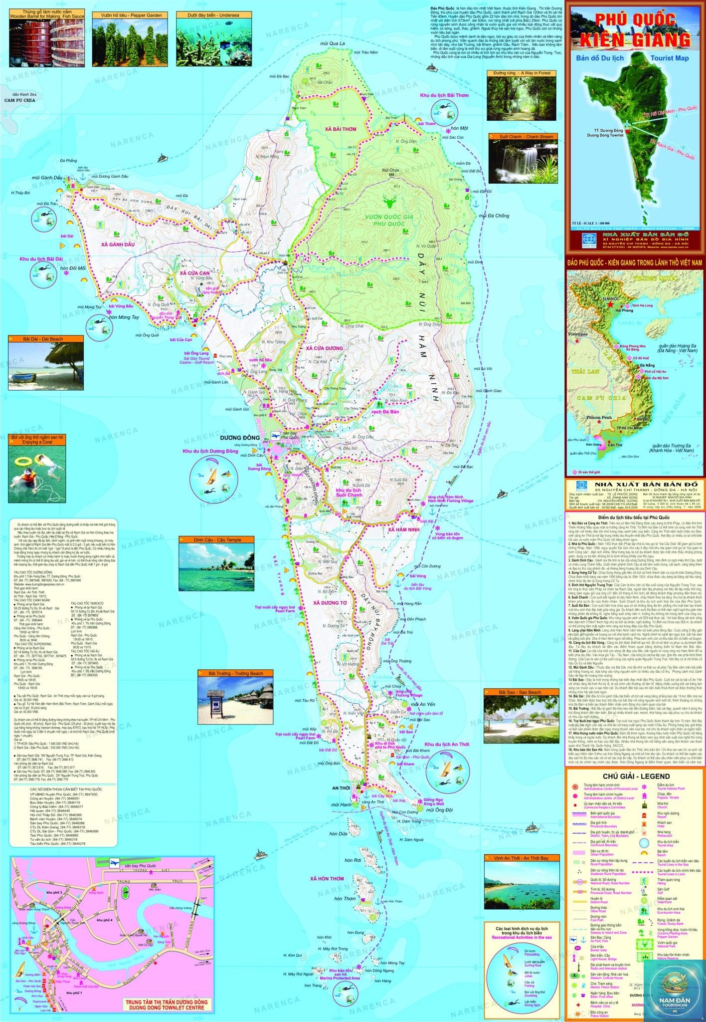 bản đồ du lịch kiên giang - Hình 1
