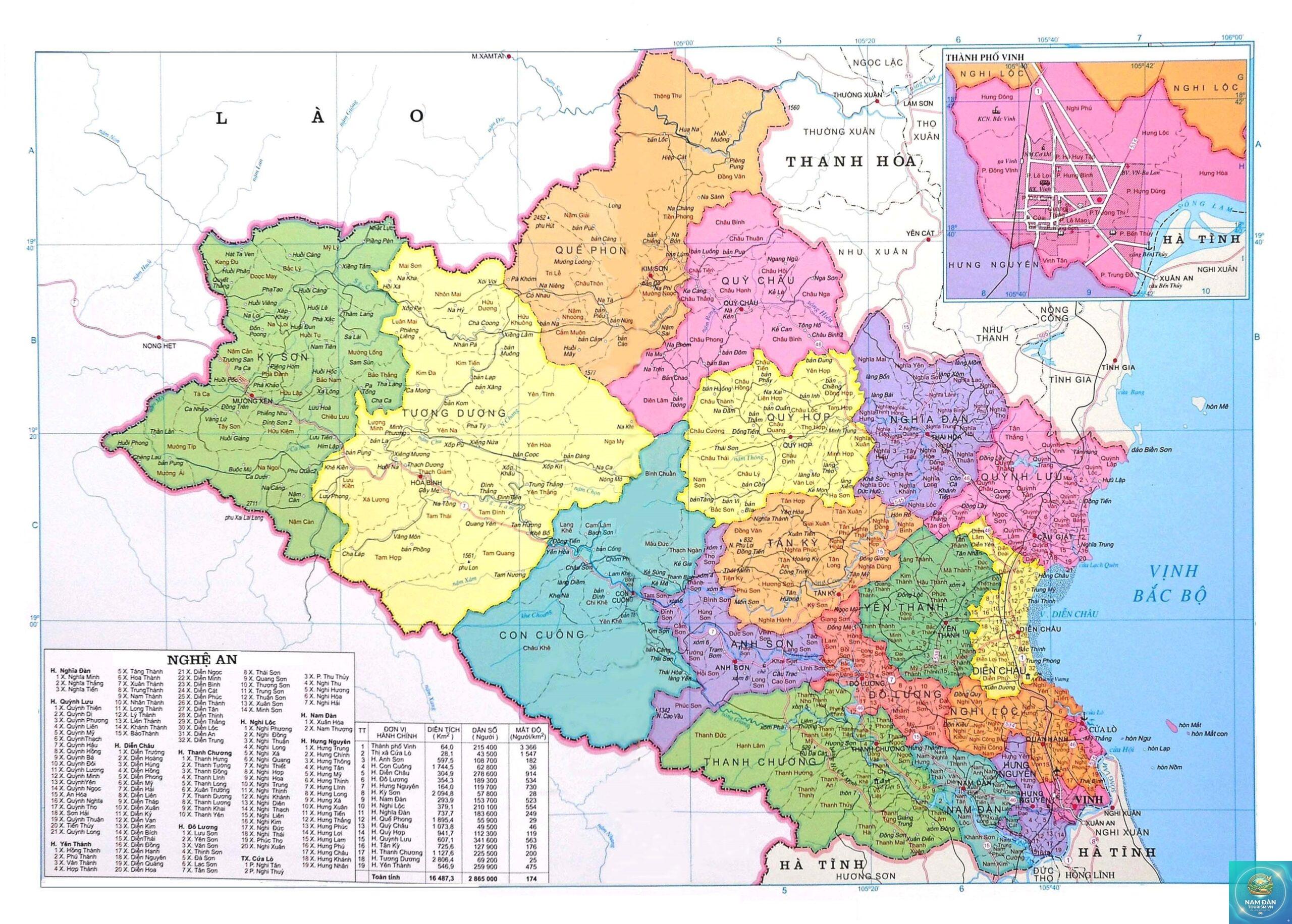 bản đồ du lịch nghệ an chi tiết - Hình 2