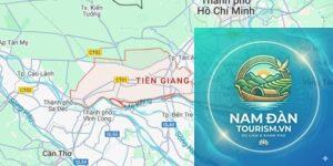 bản đồ du lịch tiền giang