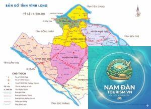bản đồ du lịch vĩnh long