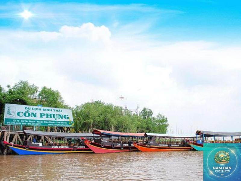 bến tàu du lịch cồn phụng