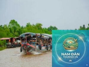 bến tàu du lịch sông cổ chiên