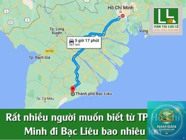 cách đi bạc liêu