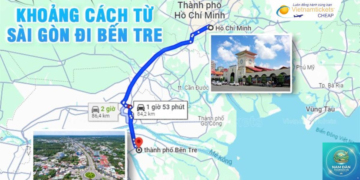 cách đi bến tre từ sài gòn - Hình 1