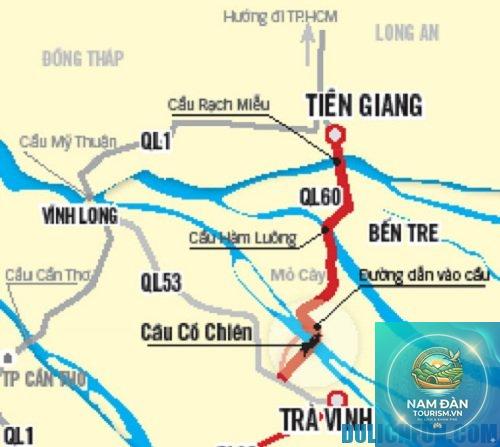 cách đi trà vinh
