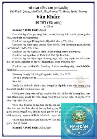 cách đọc văn khấn tất niên - Hình 2