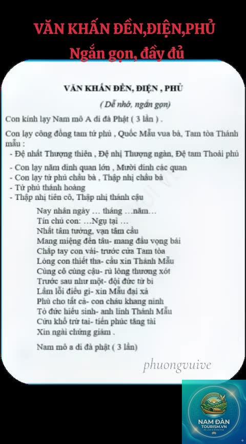 cách khấn tại phủ - Hình 3