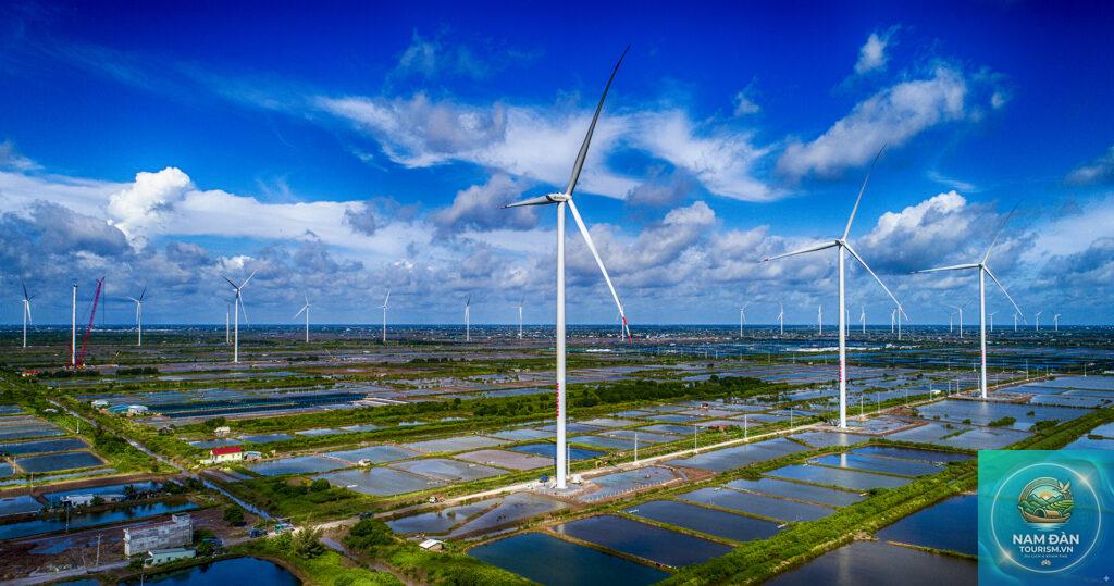 cánh đồng điện gió gành hào