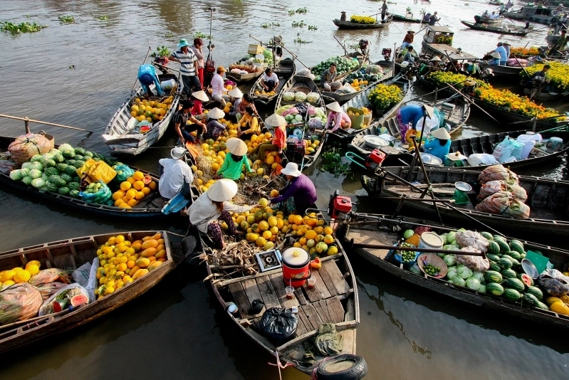 chợ nổi bến tre - Hình 1