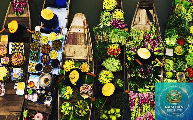 chợ nổi cà mau - Hình 2