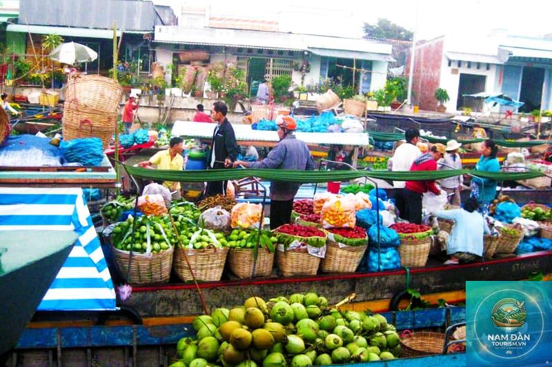 chợ nổi cà mau - Hình 4