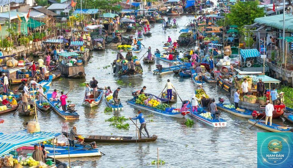 chợ nổi long xuyên