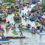 Chợ nổi Long Xuyên – Trái tim sông nước miền Tây giữa lòng An Giang chợ nổi long xuyên