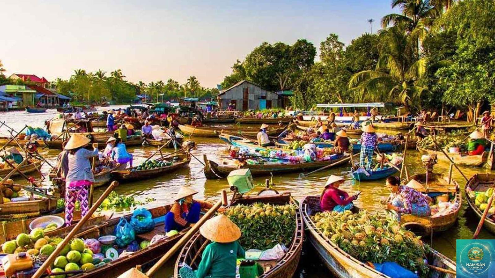 chợ nổi long xuyên - Hình 4
