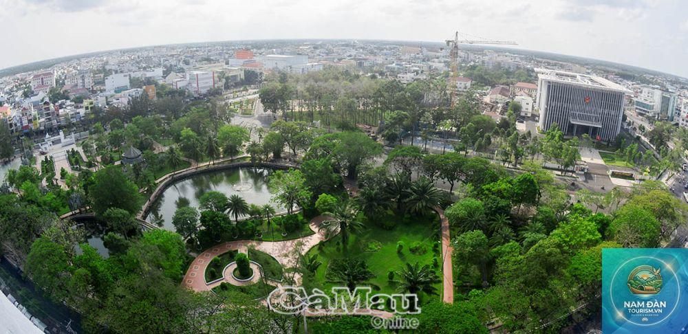 công viên hùng vương cà mau - Hình 3