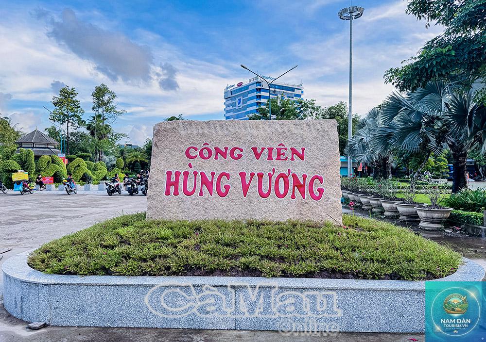 công viên hùng vương cà mau - Hình 1