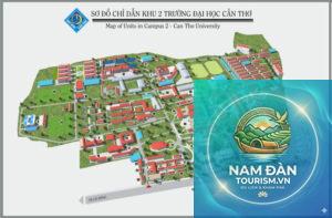 khuôn viên đại học cần thơ