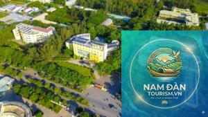 khuôn viên đại học trà vinh