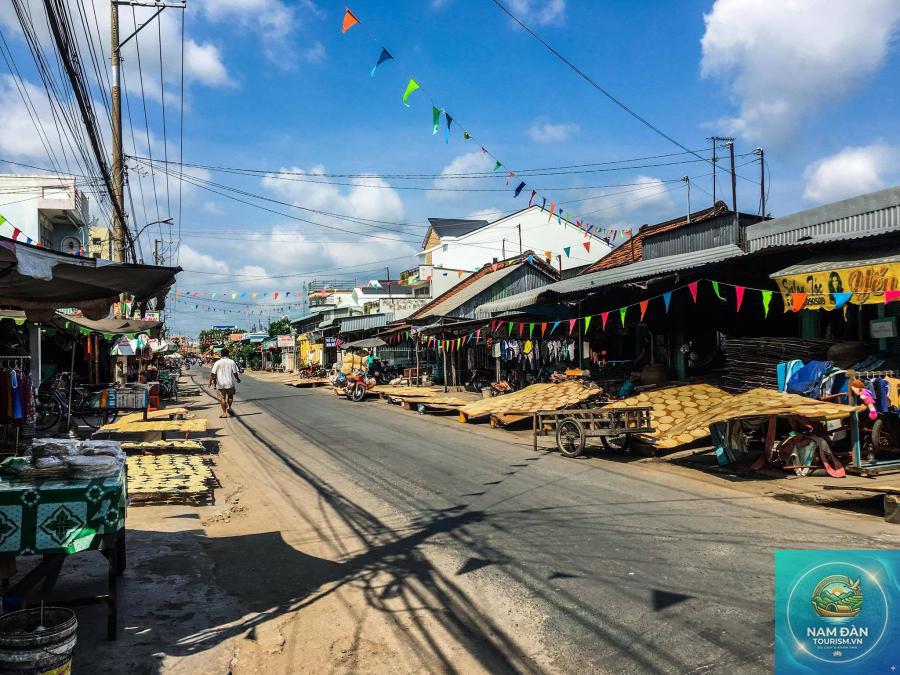 làng nghề bánh phồng phú mỹ