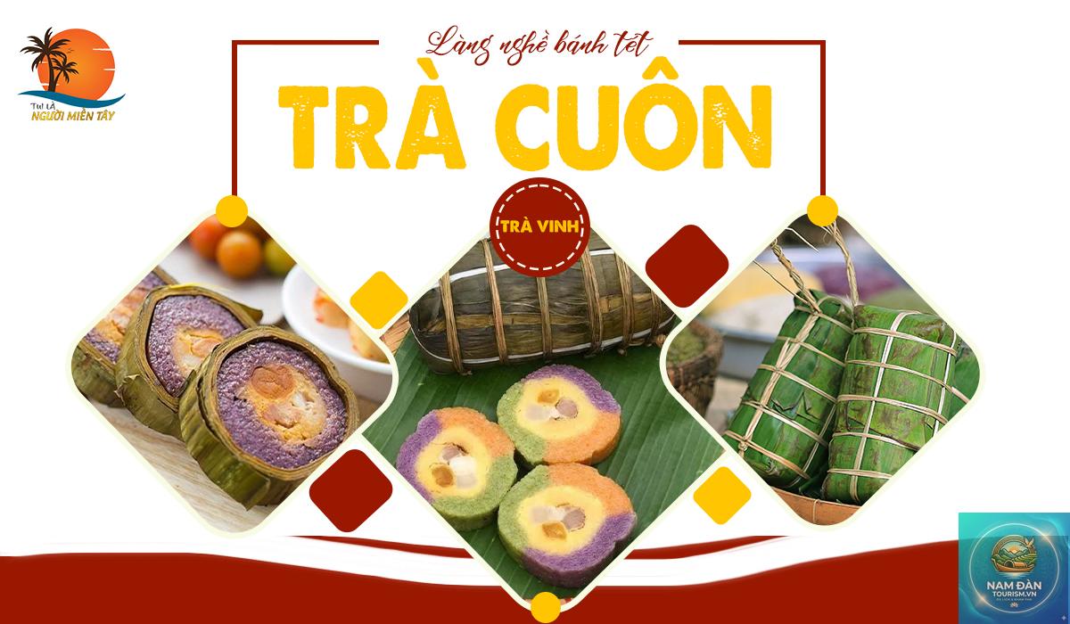 làng nghề bánh tét trà cuôn - Hình 4