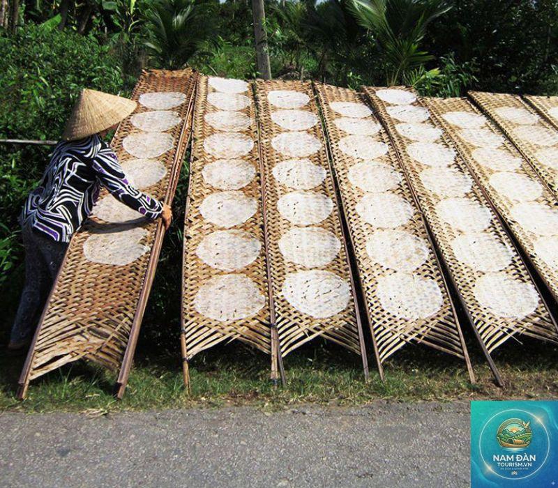 làng nghề bánh tráng gò công