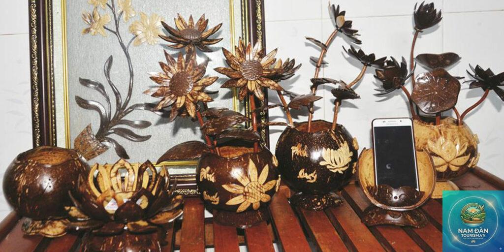 làng nghề chế tác gáo dừa