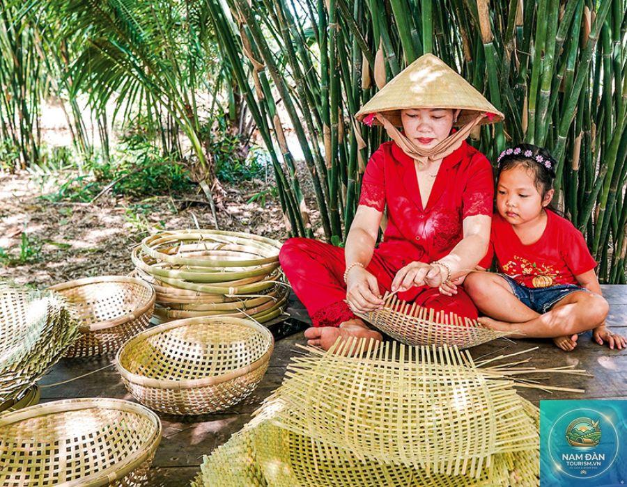 làng nghề đan đát - Hình 2