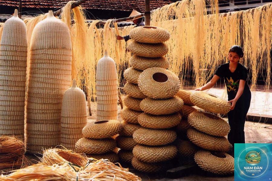 làng nghề đan đát - Hình 3