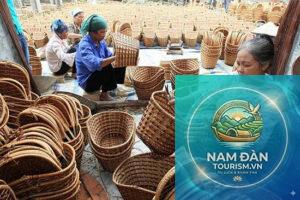 làng nghề đan lát cần đước