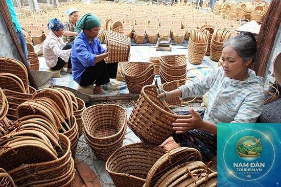 làng nghề đan lát cần đước - Hình 1