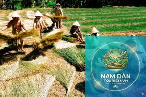 làng nghề dệt chiếu bến tre