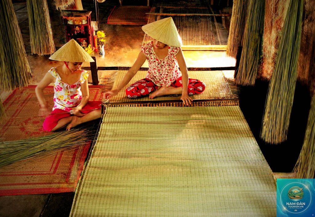 làng nghề dệt chiếu bến tre - Hình 4