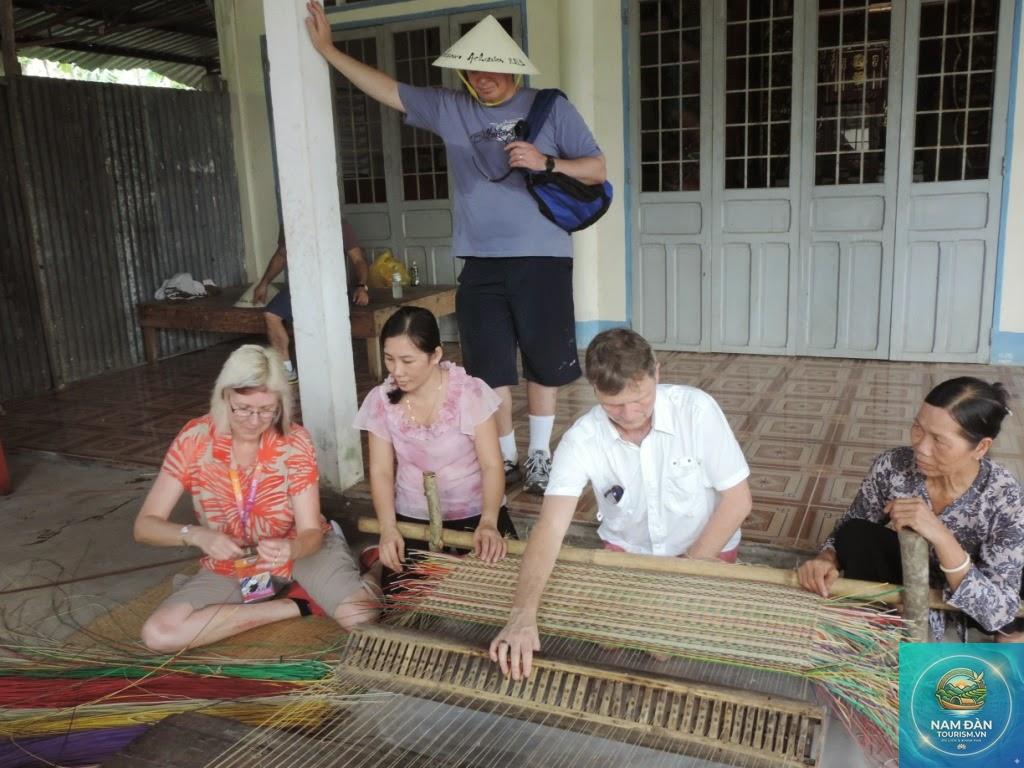 làng nghề dệt chiếu bến tre - Hình 5