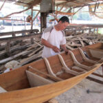 làng nghề đóng ghe xuồng cái bè