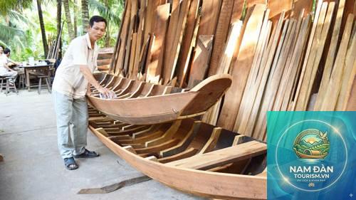 làng nghề đóng ghe xuồng cái bè - Hình 5