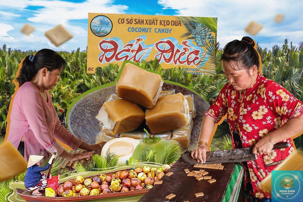 làng nghề kẹo dừa bến tre - Hình 1