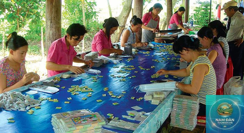 làng nghề kẹo dừa bến tre - Hình 2