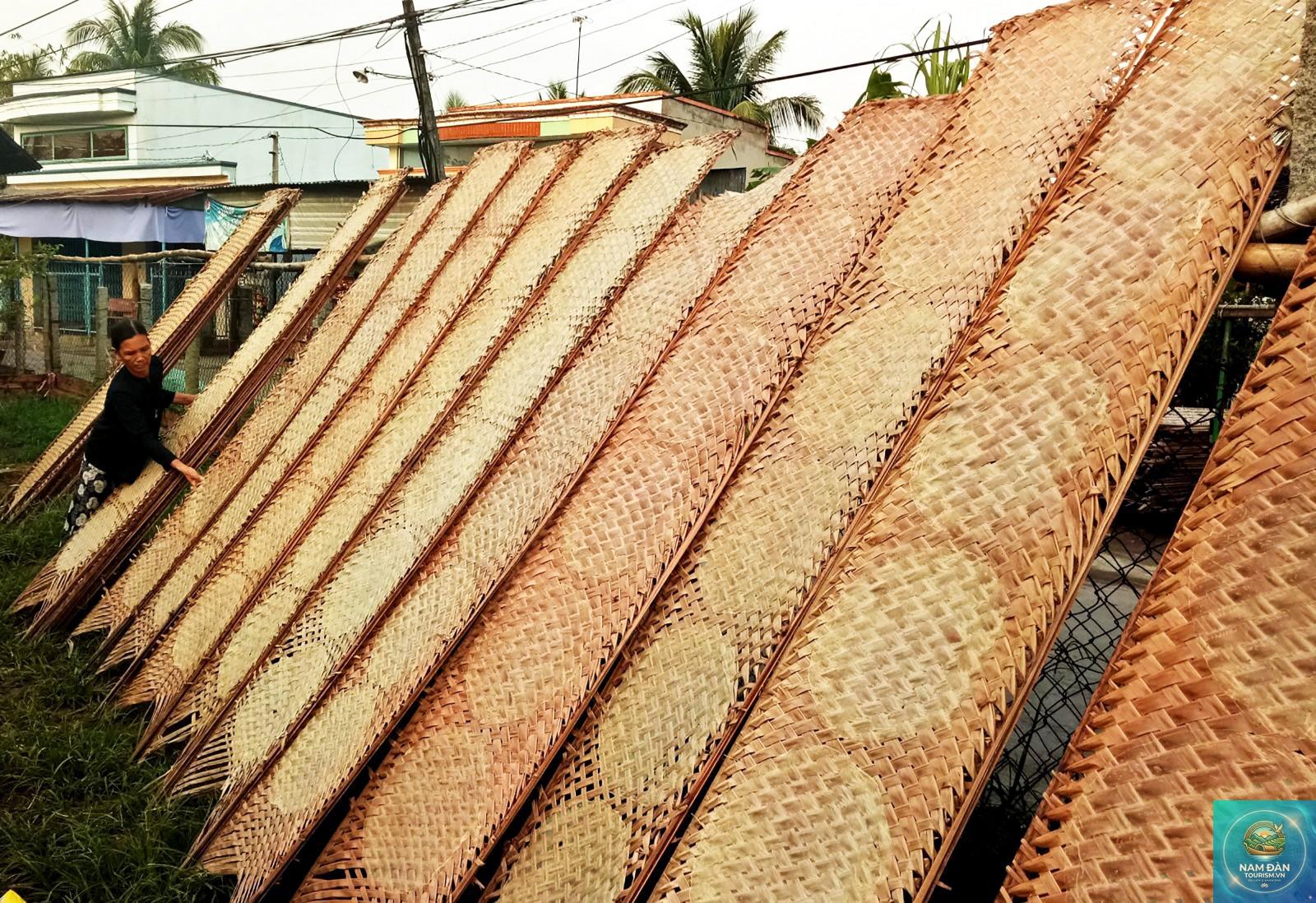 làng nghề làm bánh tráng thuận hưng hậu giang - Hình 5