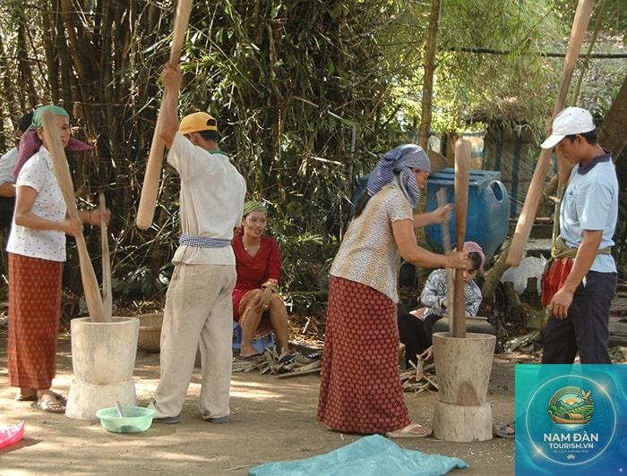 làng nghề làm cốm dẹp
