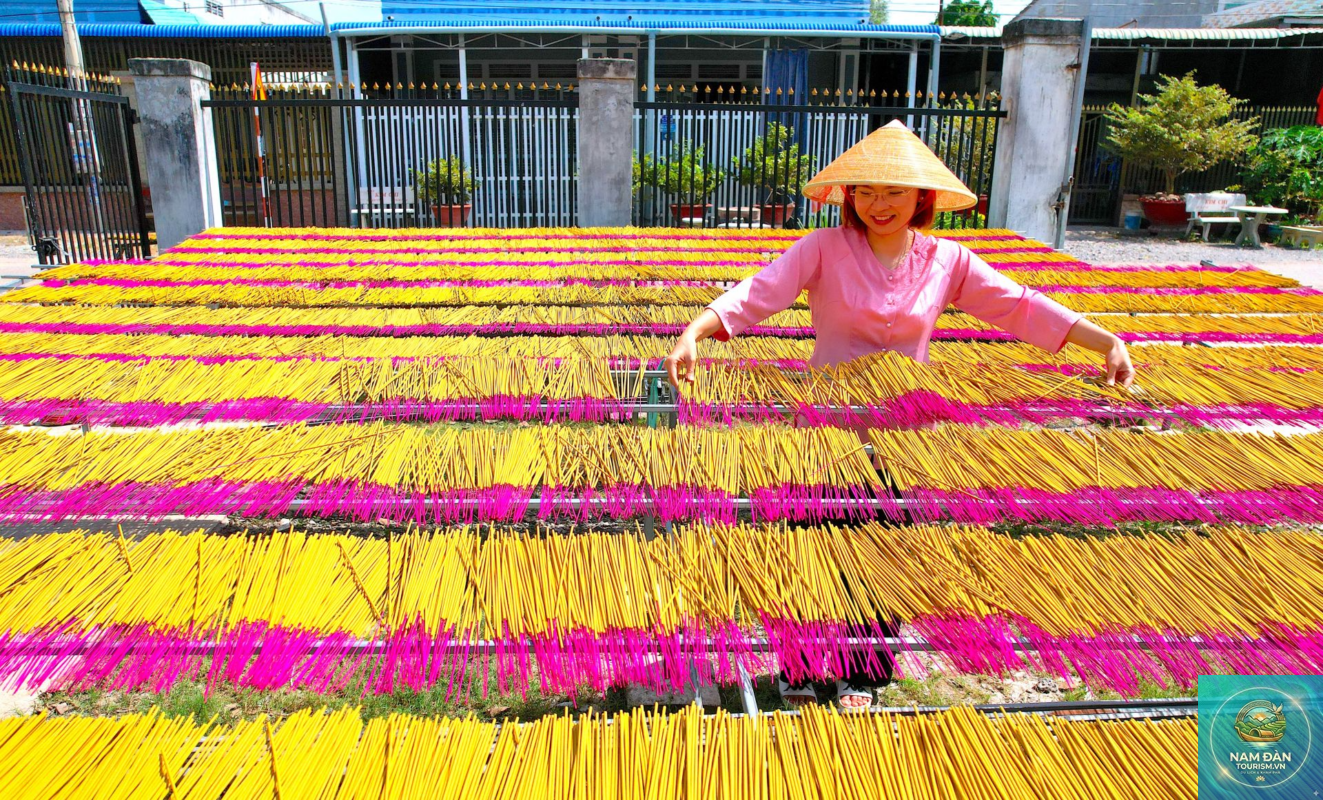 làng nghề làm nhang long an - Hình 4