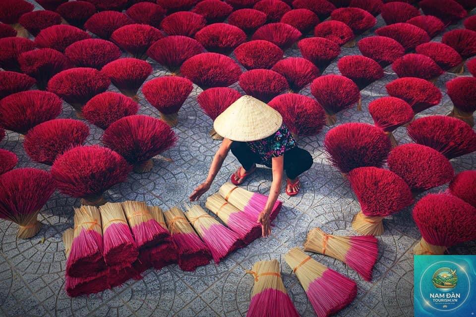 làng nghề làm nhang long an - Hình 1